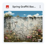 Spring Graffiti Background Bundle