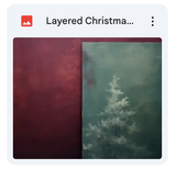 Layered Christmas Canvas Background Bundle