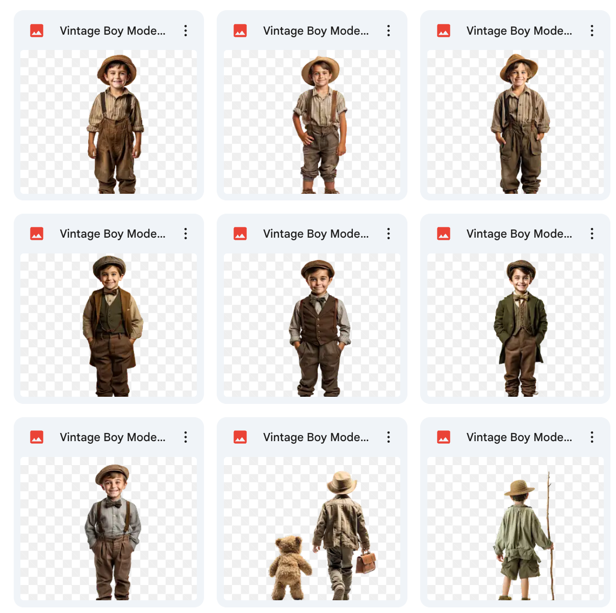 Ultimate Vintage Boy Model Overlays Bundle – Meg Bitton Productions