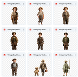 Ultimate Vintage Boy Model Overlays Bundle