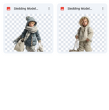 Magical Sledding Model Overlays