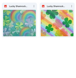 Magical Lucky Shamrock Textures