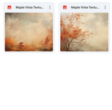 Magical Maple Vista Textures