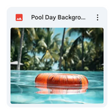 Pool Day Background Bundle