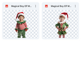 Magical Boy Elf Model Overlays