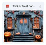 Trick or Treat Porch Background Bundle