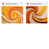 Magical Candy Corn Swirl Textures