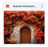 Autumn Entrance Background Bundle