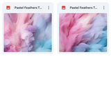 Magical Pastel Feathers Textures