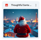 Thoughtful Santa Background Bundle