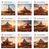 Ultimate Circus Tent Background Bundle