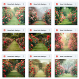 Ultimate Rose Path Background Bundle