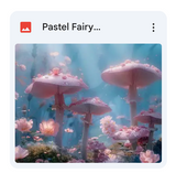 Pastel Fairy Mushroom Background Bundle