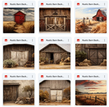 Rustic Barn Background & Overlay Asset Pack