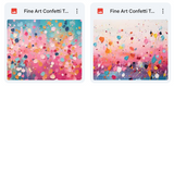 Magical Fine Art Confetti Textures