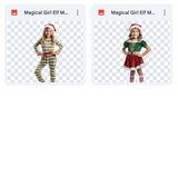 Magical Girl Elf Model Overlays