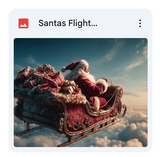 Santa's Flight Background Bundle