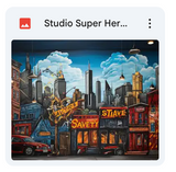 Studio Super Hero Background Bundle
