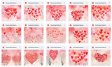 Illustrated Valentine's Greeting Cards Pack