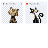 Magical Claymation Cat Overlays