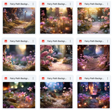 Ultimate Fairy Path Background Bundle