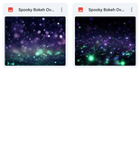 Magical Spooky Bokeh Overlays