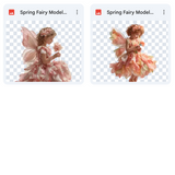 Magical Spring Fairy Model Overlays