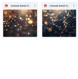 Magical Cobweb Bokeh Overlays