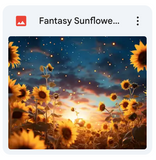 Fantasy Sunflowers Background Bundle