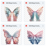 Silk Fairy Background & Overlay Asset Pack