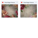 Magical Floral Pages Textures