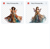 Magical Fairy Princess Model Overlays