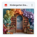 Kindergarten Grad Background Bundle