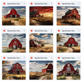 Ultimate Big Red Barn Background Bundle