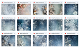 Ultimate Winter Floral Portrait Background Bundle - Meg Bitton Productions