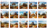 Ultimate Pumpkin Patch Background Bundle - Meg Bitton Productions