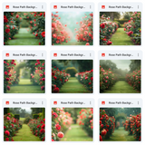 Ultimate Rose Path Background Bundle