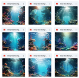 Ultimate Deep Sea Background Bundle