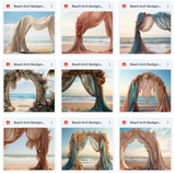 Ultimate Beach Arch Background Bundle