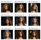 Princess Fine Art Background & Portrait Asset Pack