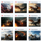 Ultimate Dragon Background Bundle