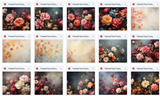 Grand Painted Floral Textures Bundle - Meg Bitton Productions