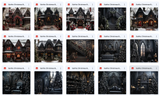 Gothic Christmas Asset Pack - Meg Bitton Productions