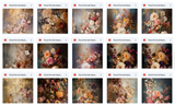 Ultimate Floral Portrait Background Bundle - Meg Bitton Productions