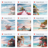 Ultimate Dreamy Tiki Hut Background Bundle