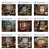 Ultimate Rustic Studio Background Bundle