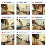 Ultimate Retro PIer Background Bundle