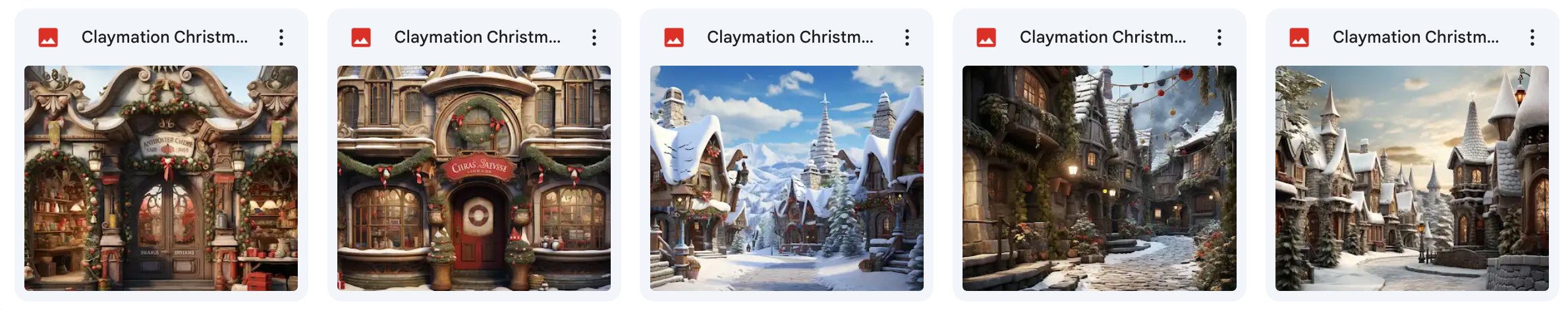 Claymation Christmas Asset Pack - Meg Bitton Productions