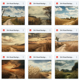 Ultimate Dirt Roads Background Bundle