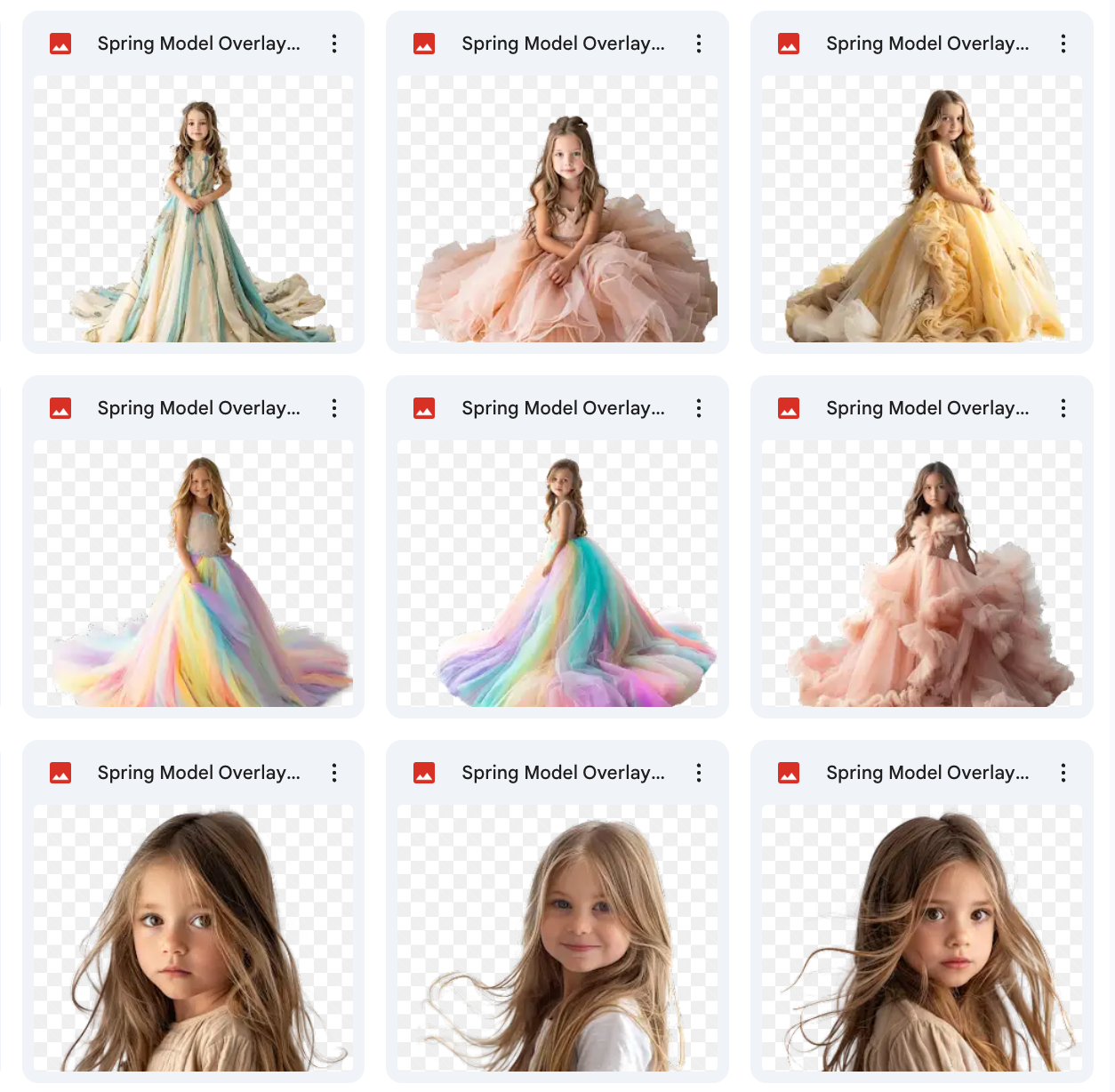 Ultimate Spring Gown Model Overlays – Meg Bitton Productions